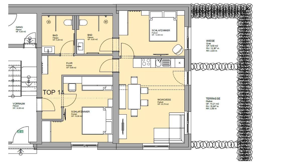 Herzis Appartements ヴァークライン エクステリア 写真